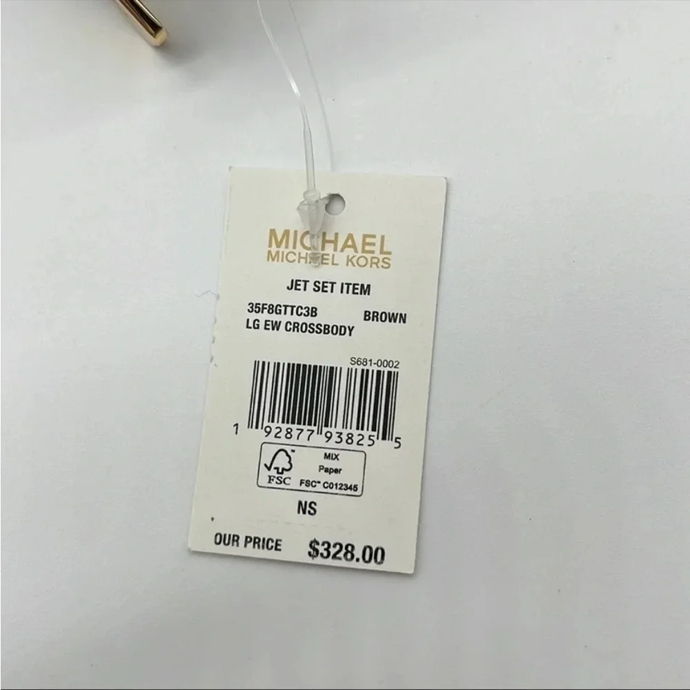 Michael Kors EW Crossbody Bag Brown - Picture 8 of 8